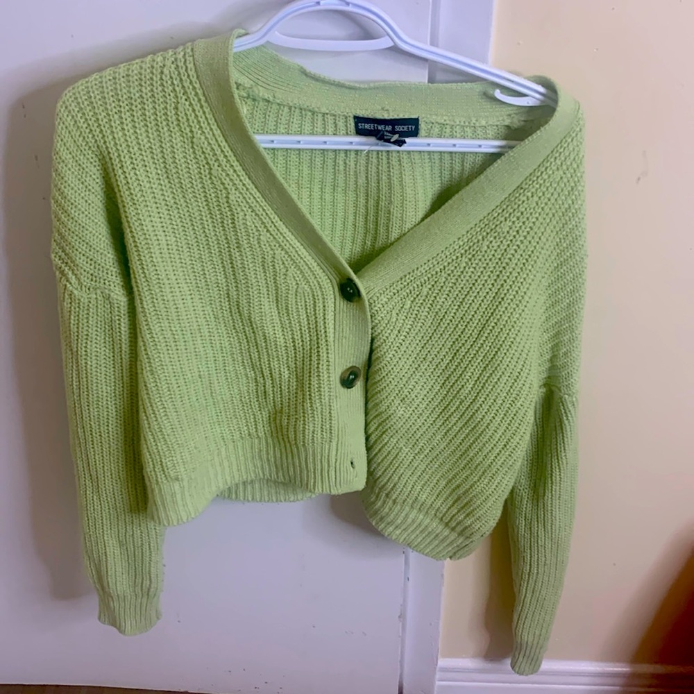 Cute light green sweater